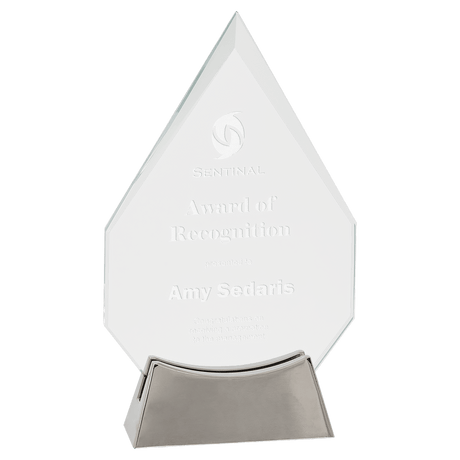 Small Diamond Platinum Glass with Full Metal Base-AKD Ink