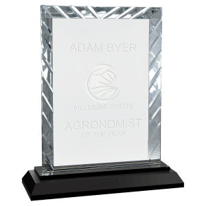 Small Rectangle Accent Glass on  Base-AKD Ink