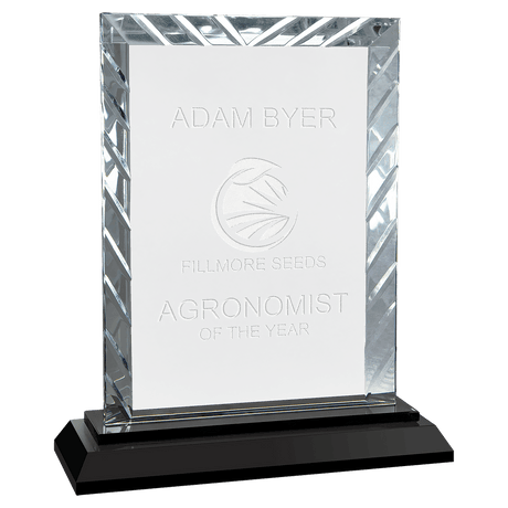 Small Rectangle Accent Glass on  Base-AKD Ink