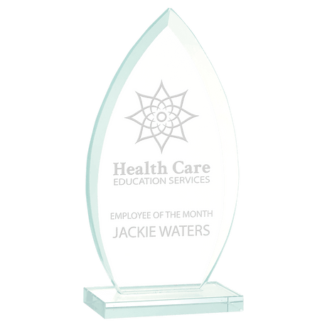 Oval Jade Glass Award-AKD Ink