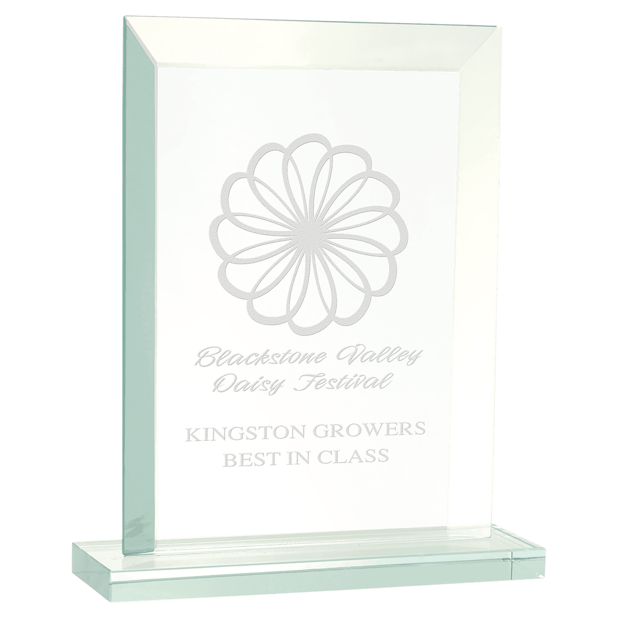 Small Rectangle Jade Glass Award-AKD Ink
