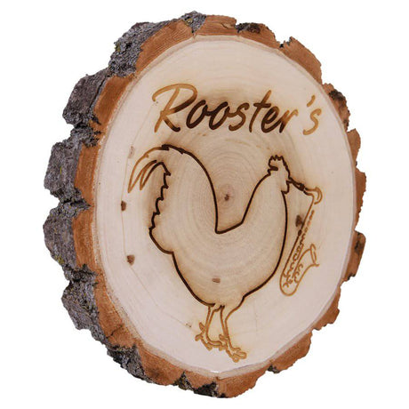 Cottonwood Log Plaque-AKD Ink