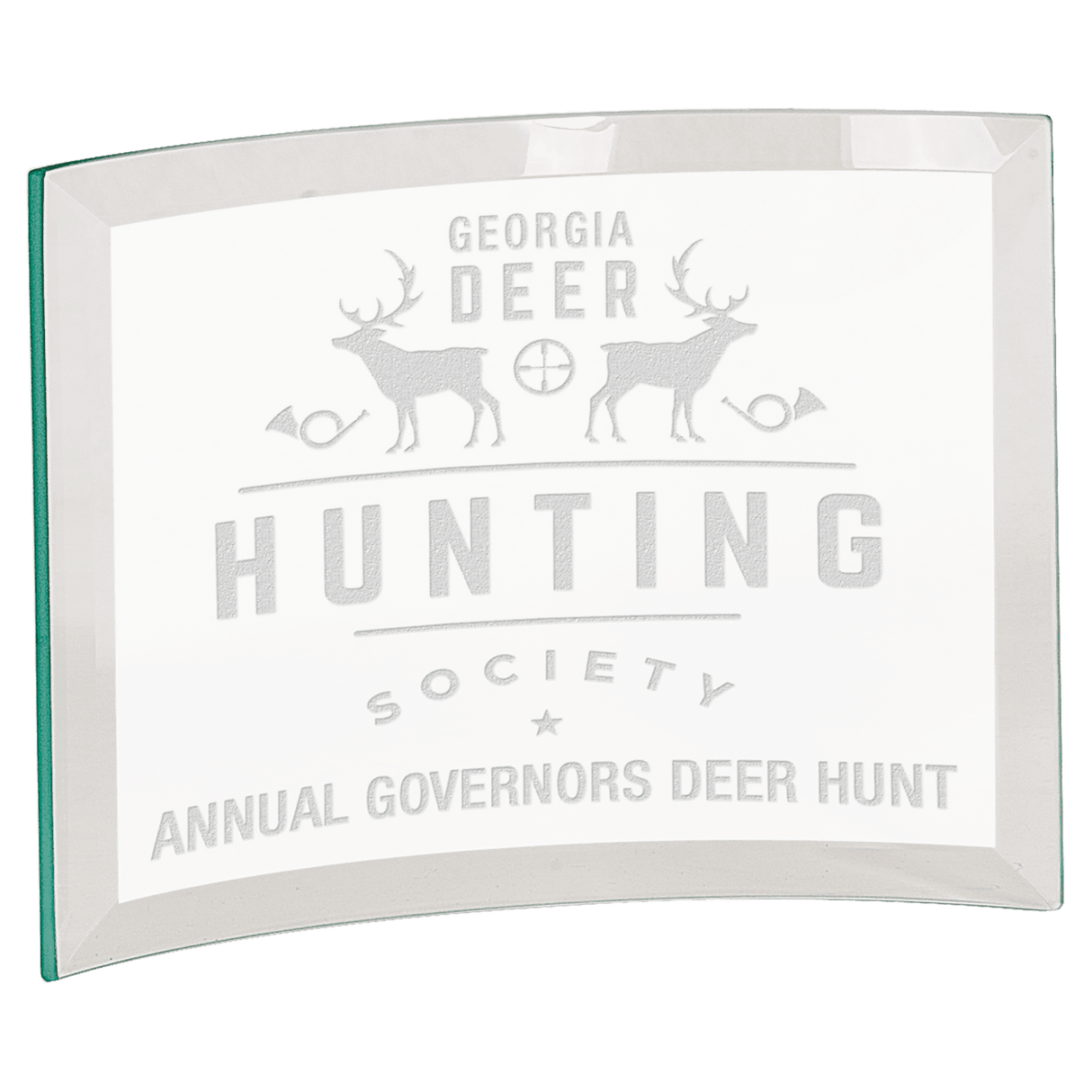 Medium Beveled Jade Glass Crescent-AKD Ink