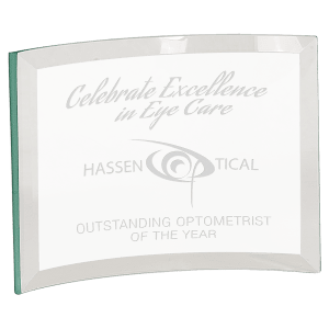 Medium Jade Glass Crescent-AKD Ink