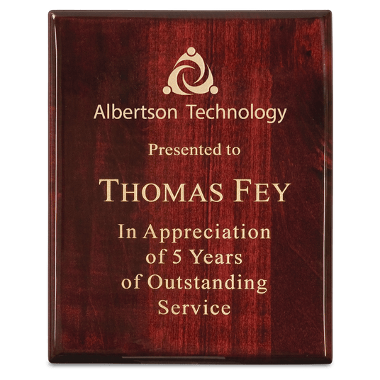 Premium Rosewood Piano Finish Plaque-AKD Ink