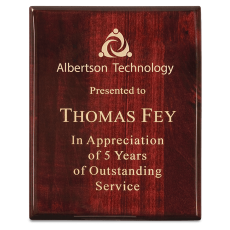 Premium Rosewood Piano Finish Plaque-AKD Ink