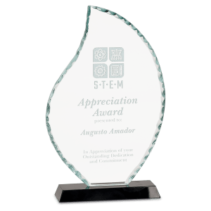 Small Flame Facet Glass on  Base-AKD Ink