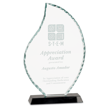 Small Flame Facet Glass on  Base-AKD Ink