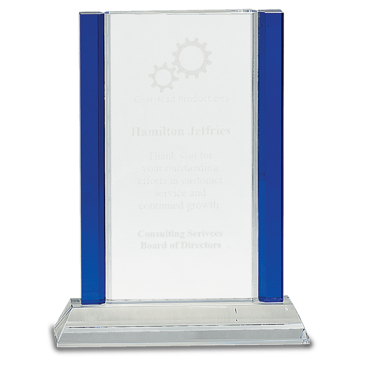 2-Edge Crystal on Clear Base-AKD Ink