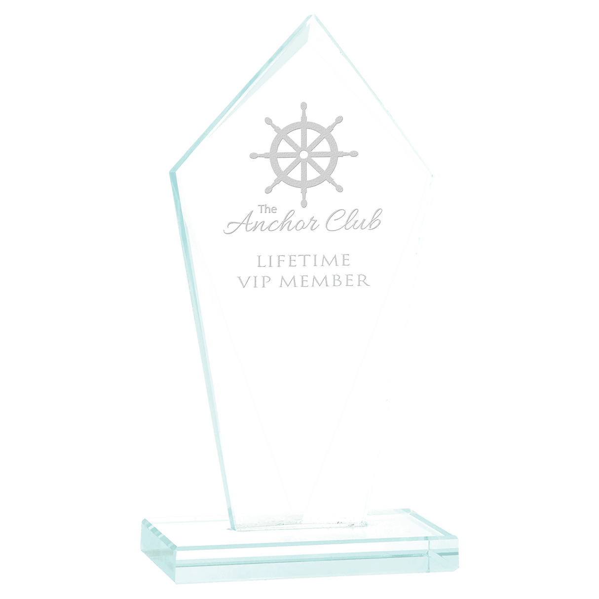 Large Diamond Jade Glass Award-AKD Ink