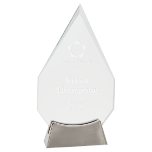 Medium Diamond Platinum Glass with Full Metal Base-AKD Ink