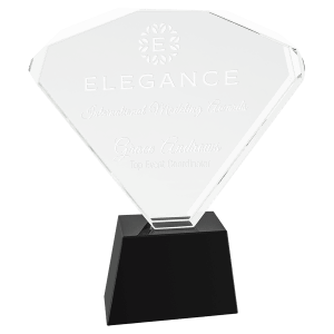 Medium Crystal Fan with Base-AKD Ink