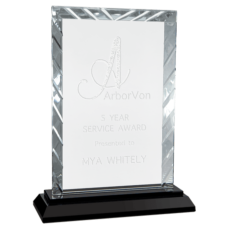 Medium Rectangle Accent Glass on  Base-AKD Ink