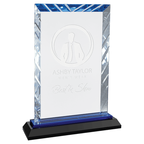 Medium Rectangle Accent Glass on  Base-AKD Ink