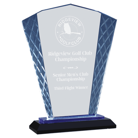 Small Fan Accent Glass on  &  Base-AKD Ink