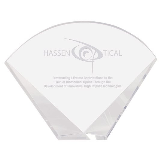 Medium Crystal Facet Fan-AKD Ink
