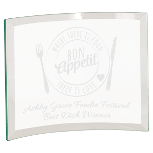 Large Beveled Jade Glass Crescent-AKD Ink