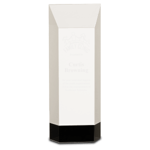 Large Clear Crystal Self-Standing Rectangle on Base-AKD Ink