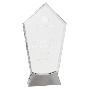 Large Peak Platinum Glass with Full Metal Base-AKD Ink