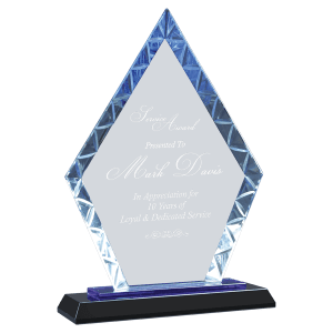 Large Diamond Accent Glass on  &  Base-AKD Ink