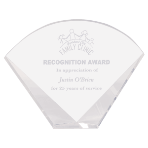 Large Crystal Facet Fan-AKD Ink