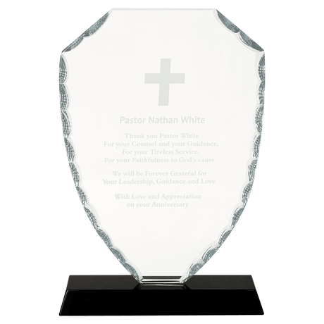 Shield Facet Glass on  Base-AKD Ink