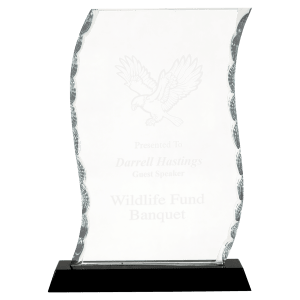 Scroll Facet Glass on  Base-AKD Ink