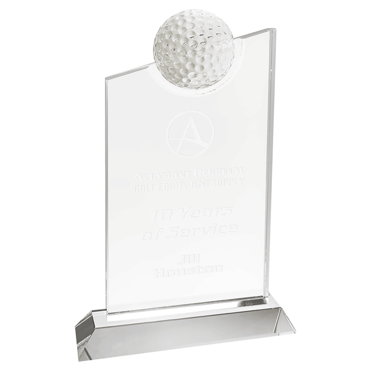 Crystal Slant Golf Tablet-AKD Ink