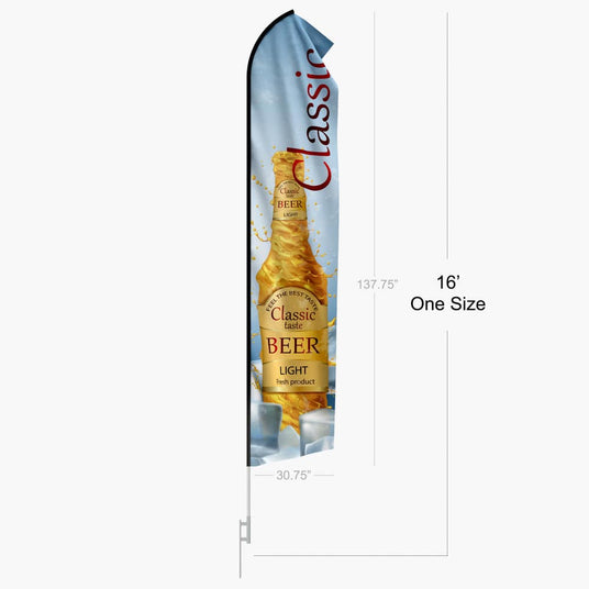 Econo Feather Flag-AKD Ink