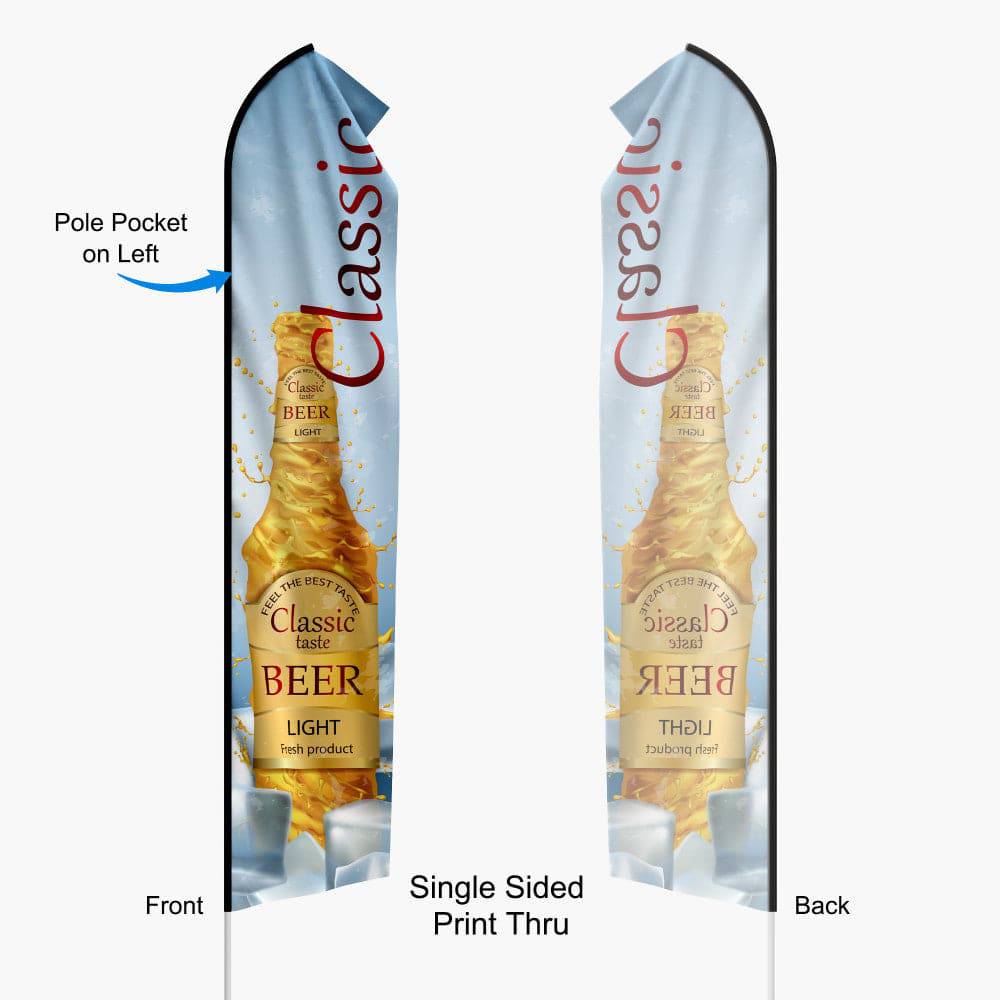 Econo Feather Flag-AKD Ink