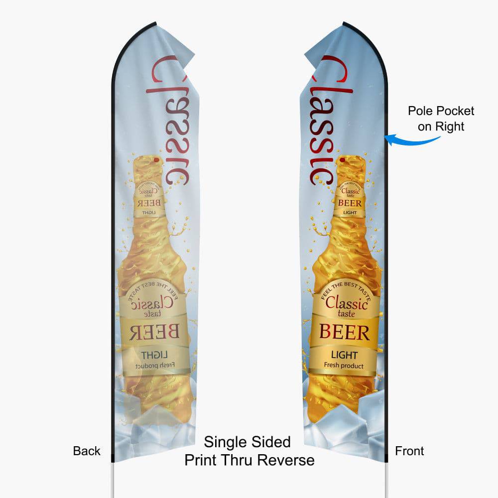 Econo Feather Flag-AKD Ink