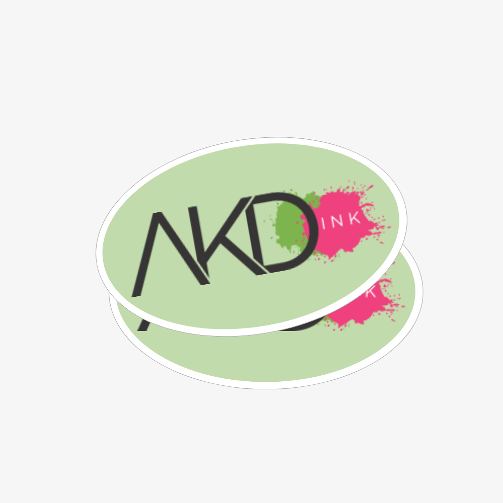 Oval Stickers-AKD Ink