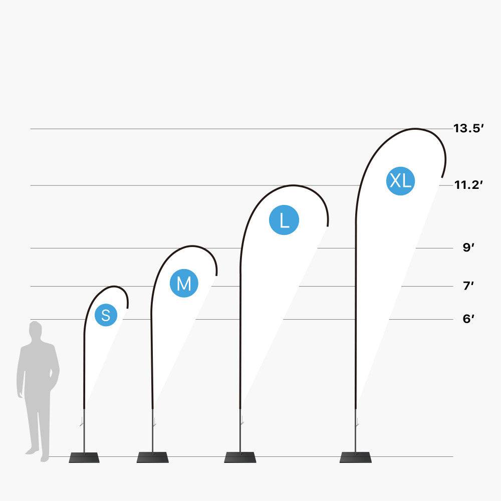 Teardrop Flag-AKD Ink