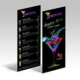 Akuafoil Rack Cards printed by AKD Ink