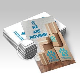 Black Edge Announcement Cards printed by AKD Ink