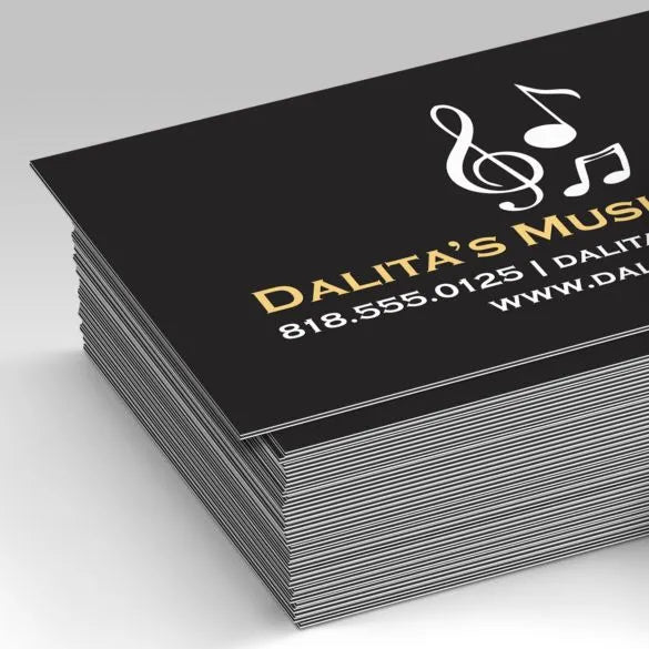 Black Edge Business Cards-AKD Ink