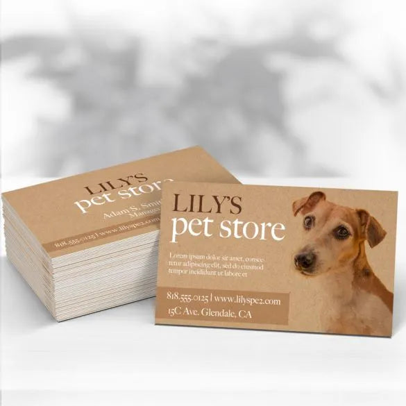 Brown Kraft Business Cards-AKD Ink