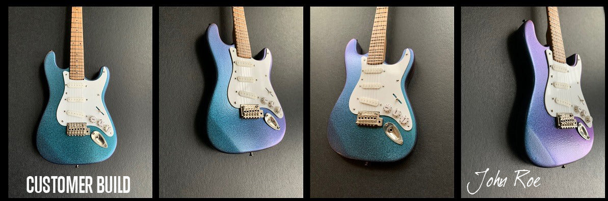 Miniature Guitar MODEL KIT - Fender™ Stratocaster™ - BUILD YOUR OWN - Officially Licensed
