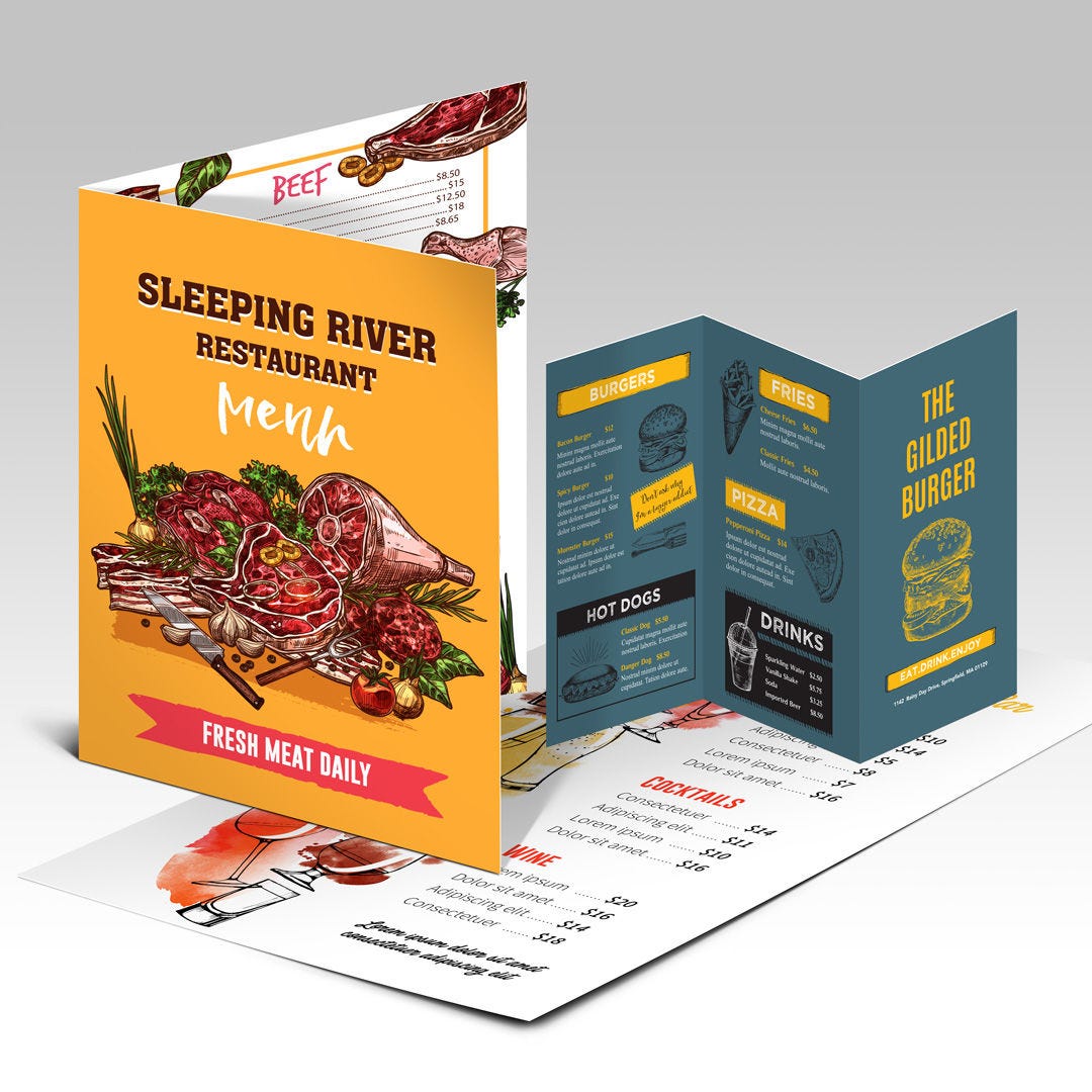 EndurACE Menus – AKD Ink