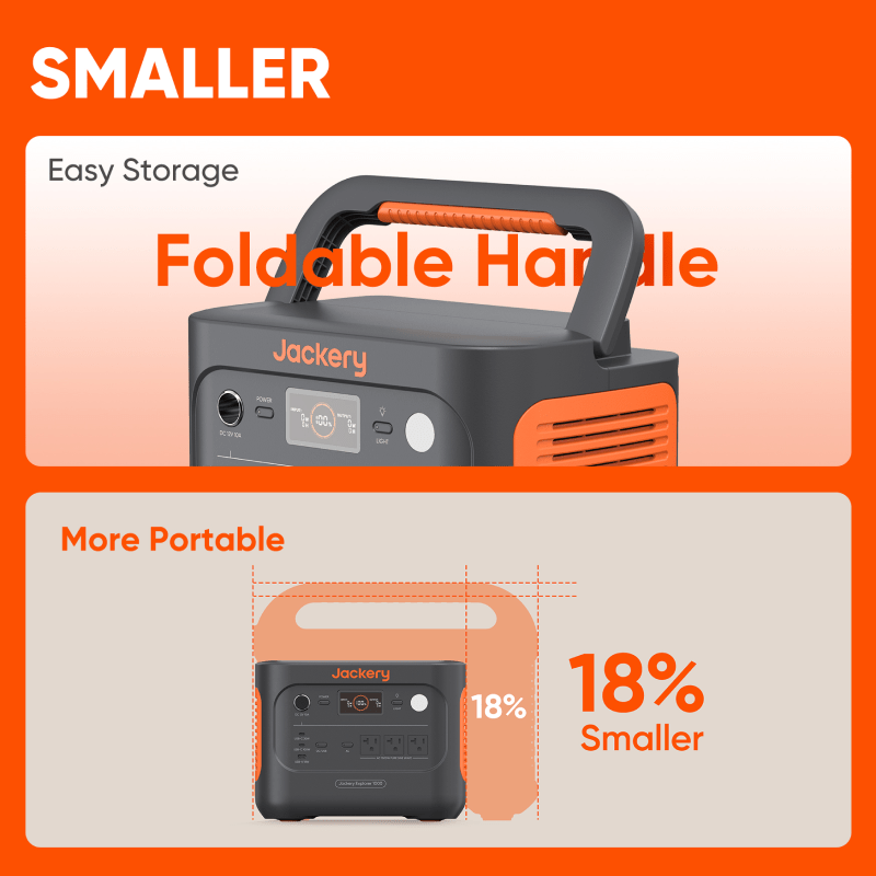 Jackery Portable Power Station Explorer 1000 v2
