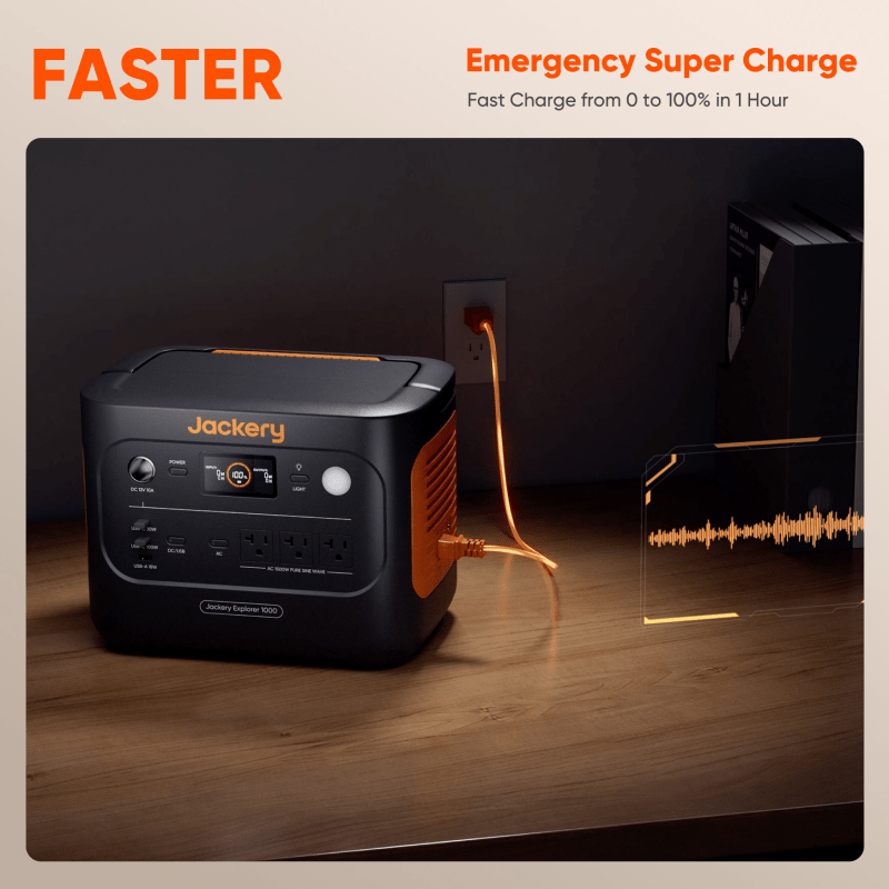 Jackery Portable Power Station Explorer 1000 v2