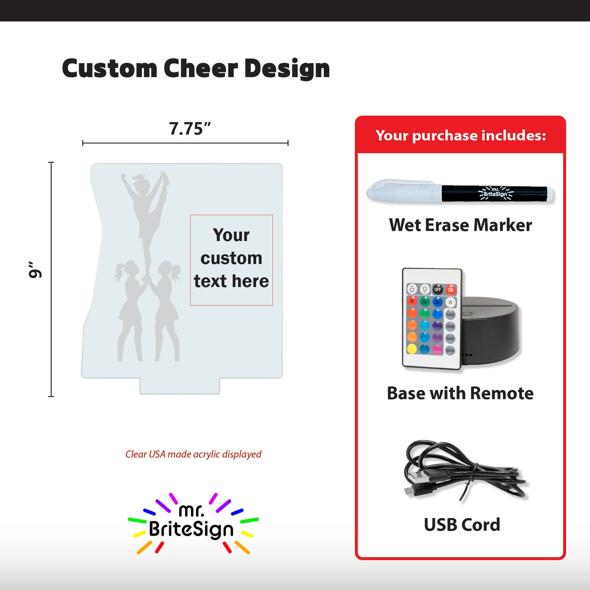 mr.BriteSign Cheer 3 - AKD Ink