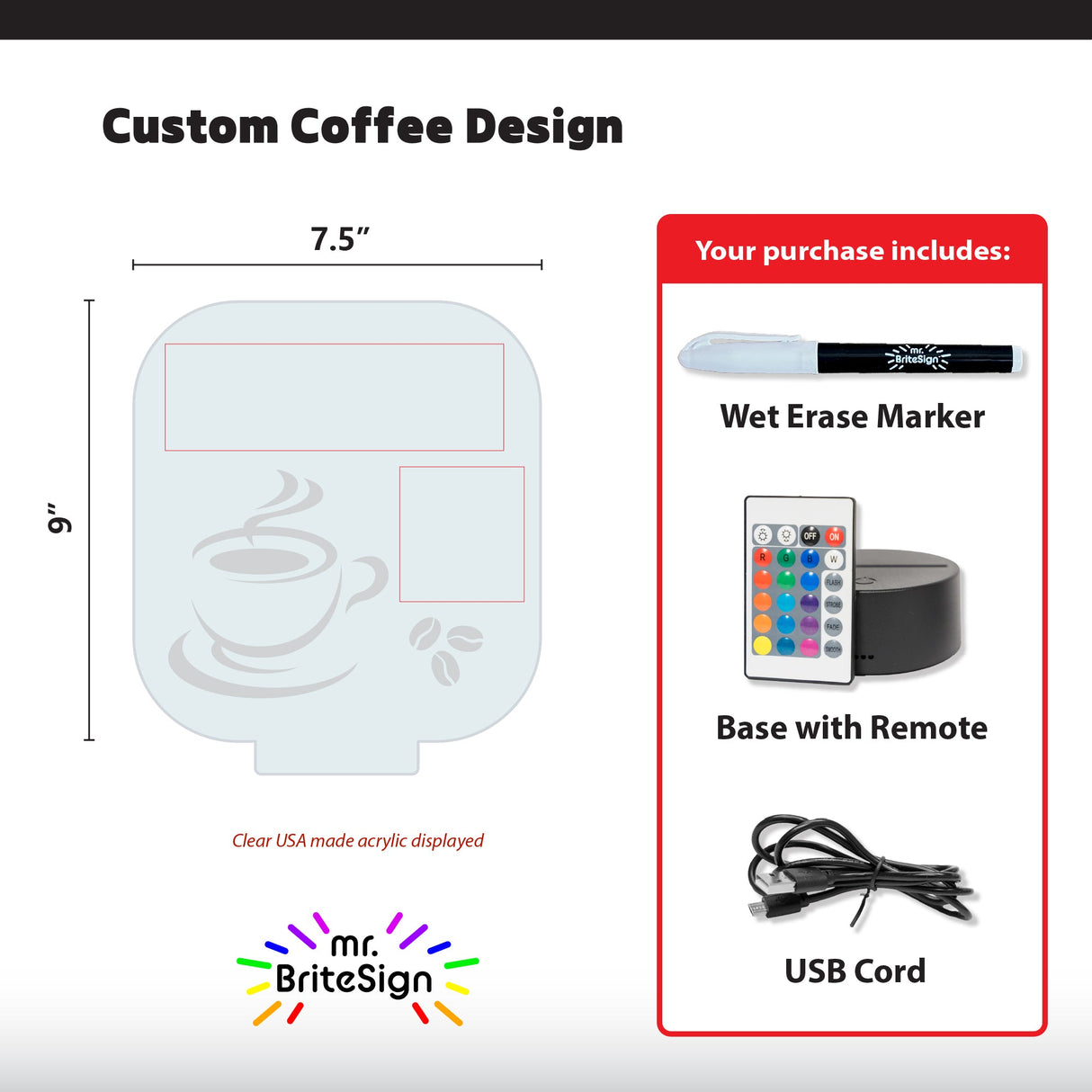 mr.BriteSign Coffee - AKD Ink