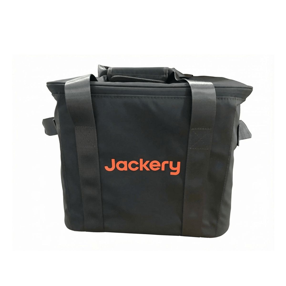 Jackery upgraded carrying case for handbags, medium size, black with zipper closure, designed for portable storage and protection.
