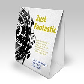 Pearl Table Tents printed by AKD Ink