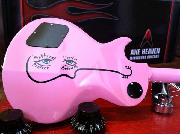 The Pinkburst Project / Jay Jay French 2012 Promotional Custom Mini Guitar