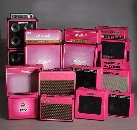 The Pinkburst Project / Jay Jay French 2012 Promotional Custom Mini Guitar