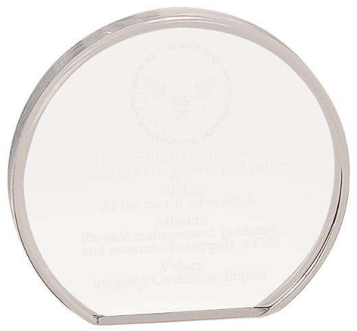 CLEAR ROUND ACRYLIC-AKD Ink