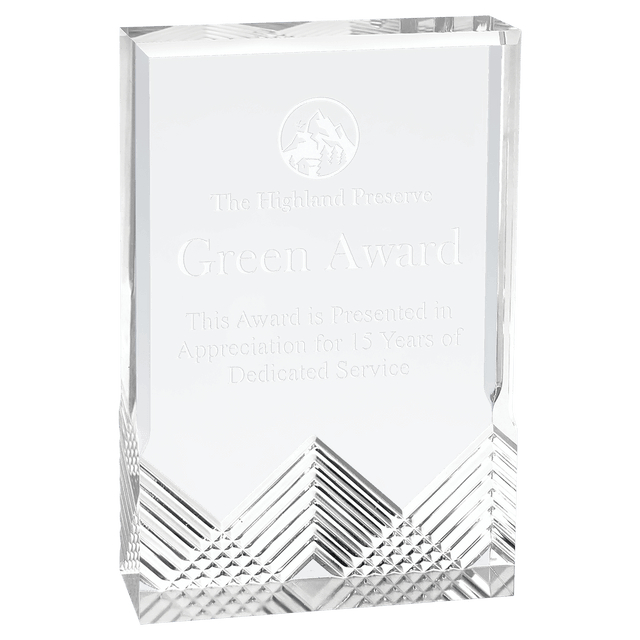 4 1/4" x 6" Silver Apex Mirage Acrylic-AKD Ink