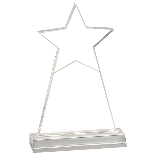 CLEAR ACRYLIC STAR OBELISK-AKD Ink